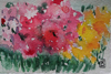 Blumen III | Aquarell auf Bütten 10 x 15 cm