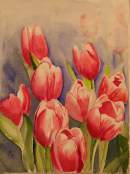 Tulpen I | Aquarell 30 x 40 cm