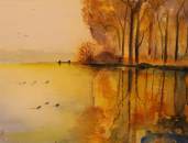 Zwischenahner Meer | Aquarell 30 x 40 cm