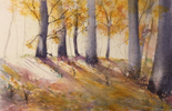 Goldener Herbst auf 100 g Ingrespapier 46x30 cm